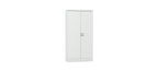 Silverline Kontrax Office Stationery 2 door Tall  Cupboard 3 Shelf 183cm  CUEC7AGS-grey light