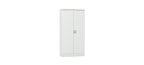 Silverline Kontrax Office Stationery 2 door Tall  Cupboard 3 Shelf 183cm  CUEC7AGS-grey light
