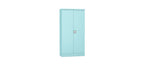 Silverline Kontrax Office Stationery 2 door Tall  Cupboard 3 Shelf 183cm  CUEC7AGS-turquoise