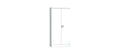 Silverline Kontrax Office Stationery 2 door Tall  Cupboard 3 Shelf 183cm  CUEC7AGS-silver