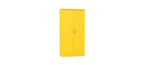 Silverline Kontrax Office Stationery 2 door Tall  Cupboard 3 Shelf 183cm  CUEC7AGS-yellow sunshine