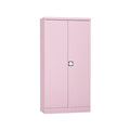 Silverline Kontrax Office Stationery 2 door Tall  Cupboard 3 Shelf 183cm  CUEC7AGS-violet