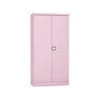 Silverline Kontrax Office Stationery 2 door Tall  Cupboard 3 Shelf 183cm  CUEC7AGS-violet