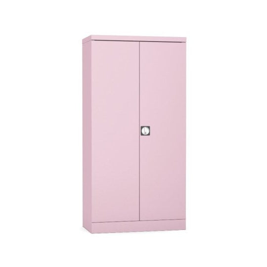 Silverline Kontrax Office Stationery 2 door Tall  Cupboard 3 Shelf 183cm  CUEC7AGS-violet