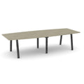Office Switch Two Piece Curved Meeting Table, A-Leg
