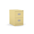 2 Drawer | Green Beige | Filing Cabinet | Metal | Locking FCEC2F Budget 2 Drawer 