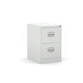 Filing Cabinet Metal Small 2 Drawer Locking by Silverine FCEC2F