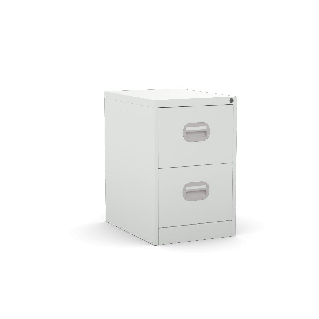 Budget 2 Drawer Filing Cabinet 360 View & AR Silverline Kontrax FCEC2F 1 Office Furniture