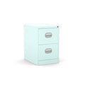 2 Drawer Peppermint Colour Filing Cabinet 3D View & AR Silverline Kontrax FCEC2FS