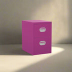 Colourful Budget 2 Drawer Filing Cabinet 360° View & AR Silverline Kontrax FCEC2F 3 Office Furniture