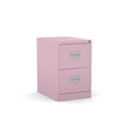 2 Drawer | Pale Violet | Filing Cabinet | Metal | Locking FCEC2F Budget 2 Drawer 