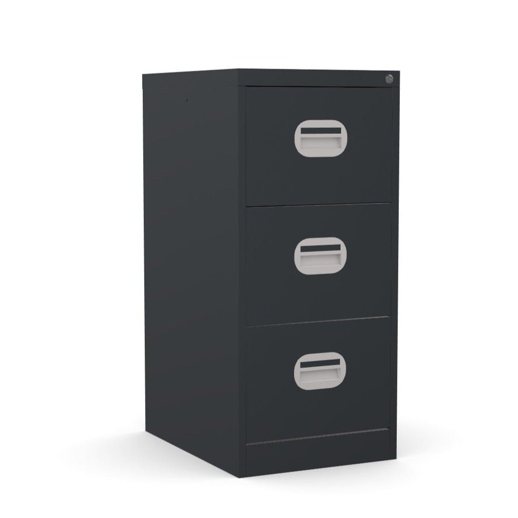 3 Drawer Filing Cabinet Metral locking  FCEC3F-Lemon Yellow