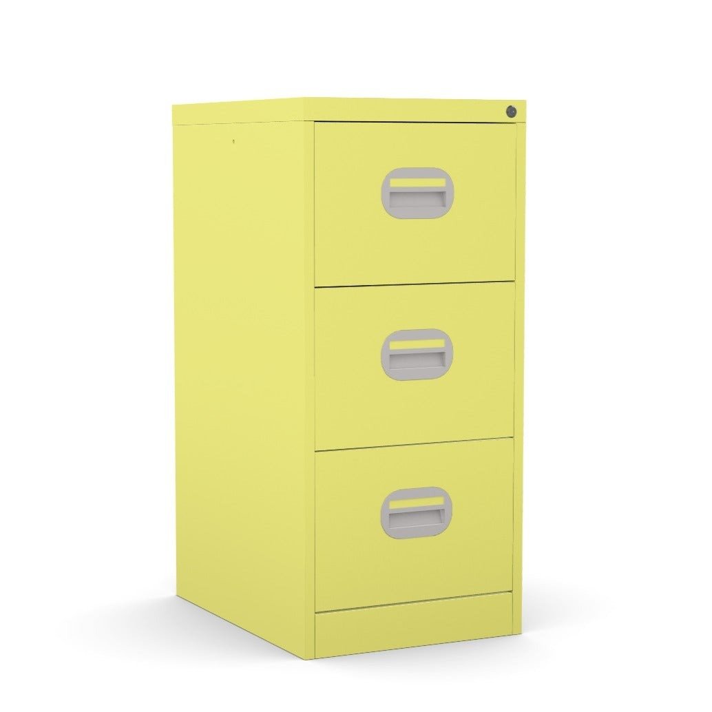 3 Drawer Filing Cabinet Metal locking  FCEC3F chlorophyll