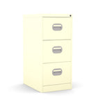 3 Drawer Filing Cabinet Metal locking  FCEC3F cream