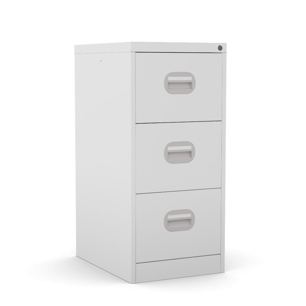 3 Drawer Filing Cabinet Metal locking  FCEC3F light grey
