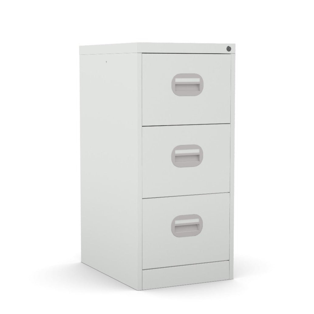 3 Drawer Filing Cabinet Metal locking  FCEC3F grey goose