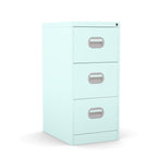 3 Drawer Filing Cabinet Metal locking  FCEC3F Peppermint
