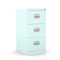 3 Drawer Filing Cabinet Metal locking  FCEC3F Peppermint