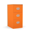 3 Drawer Filing Cabinet Metral locking  FCEC3F-orange