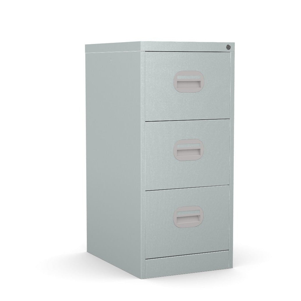 3 Drawer Filing Cabinet Metal locking  FCEC3F Silver