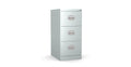 3 Drawer Filing Cabinet Metal locking  FCEC3F Silver