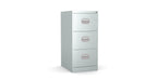 3 Drawer Filing Cabinet Metal locking  FCEC3F Silver
