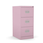 3 Drawer Filing Cabinet Metral locking  FCEC3F-violet