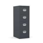 2 Drawer Filing Cabinet Metral locking  FCEC2F-Brown