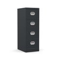 4 Drawer Filing Cabinet Metal locking  FCEC4F-black