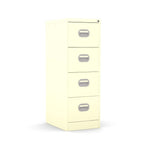4 Drawer Filing Cabinet Metral locking  FCEC4F-cream