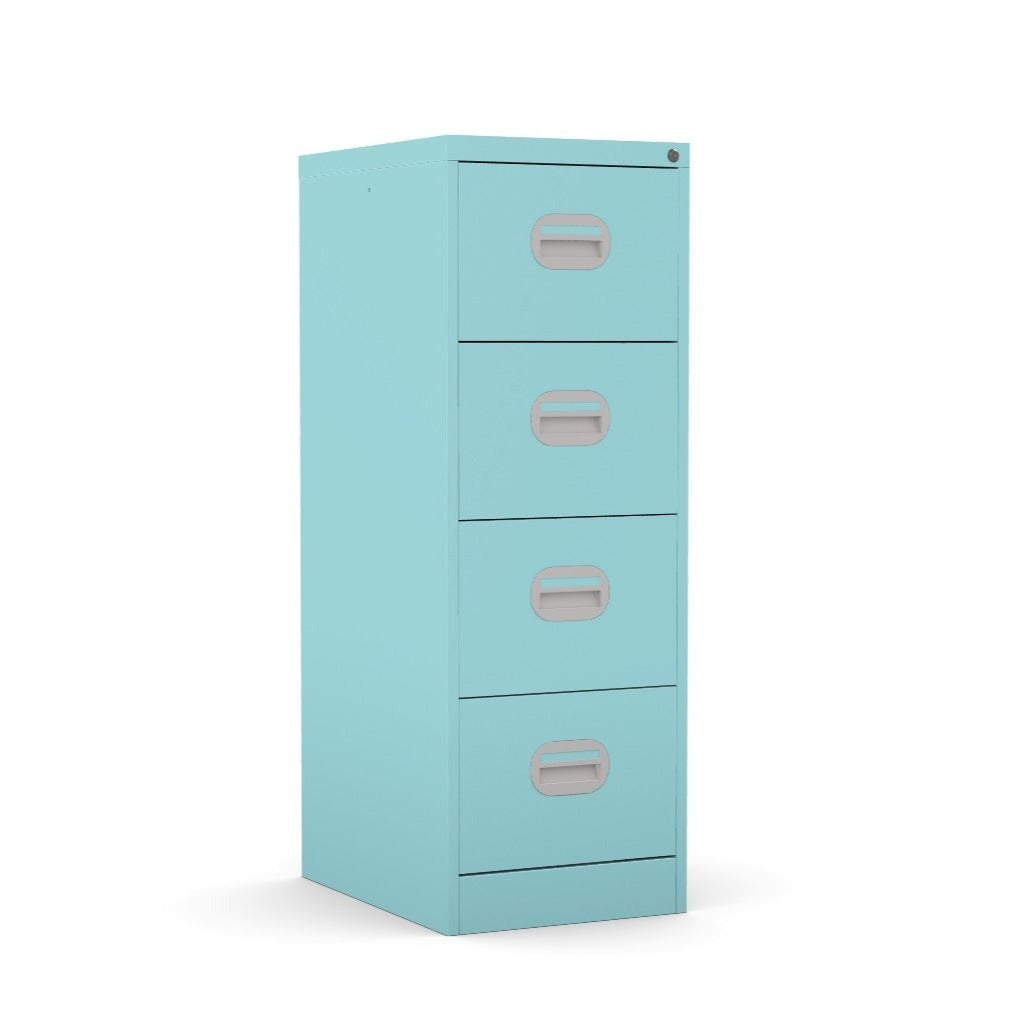 3 Drawer Filing Cabinet Metral locking  FCEC3F-Blue