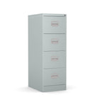 2 Drawer Filing Cabinet Metral locking  FCEC2F-Coffee