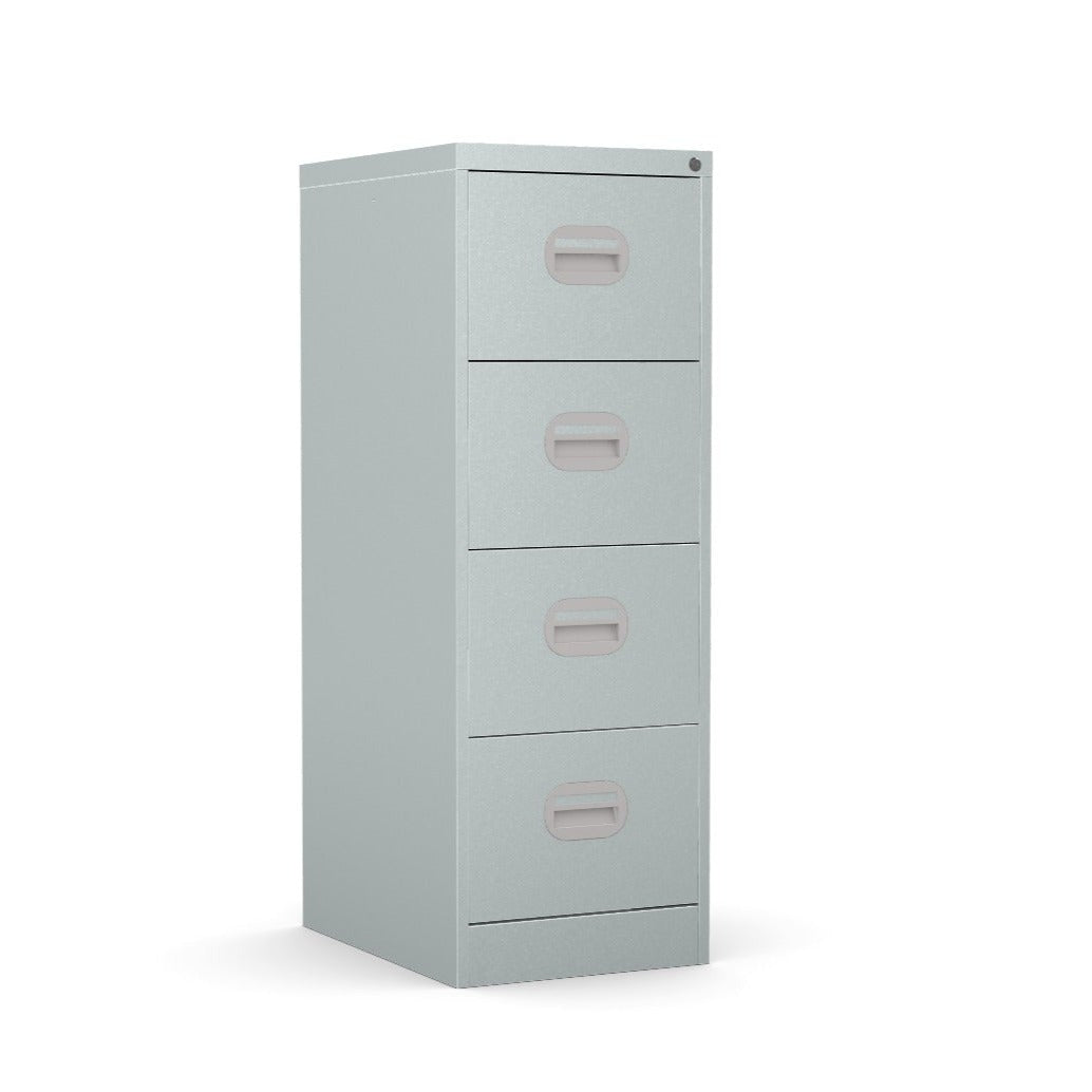 4 Drawer Filing Cabinet Metal locking  FCEC4F-silver