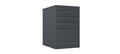 Home Filer Cabinet 4 Drawer (3 + 1) Locking Desk High FCLM1F-graphite