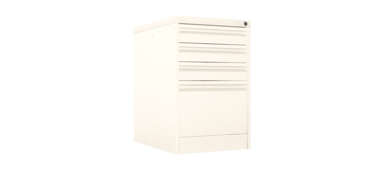 Home Filer Cabinet 4 Drawer (3 + 1) Locking Desk High FCLM1F-beige