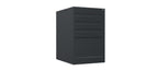 Home Filer Cabinet 4 Drawer (3 + 1) Locking Desk High FCLM1F-black