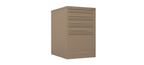 Home Filer Cabinet 4 Drawer (3 + 1) Locking Desk High FCLM1F-brown