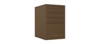 Home Filer Cabinet 4 Drawer (3 + 1) Locking Desk High FCLM1F-coffee