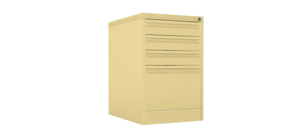Home Filer Cabinet 4 Drawer (3 + 1) Locking Desk High FCLM1F-green beige