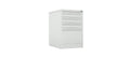 Home Filer Cabinet 4 Drawer (3 + 1) Locking Desk High FCLM1F-grey light