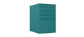 Home Filer Cabinet 4 Drawer (3 + 1) Locking Desk High FCLM1F-cobalt ocean