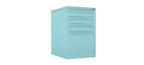 Home Filer Cabinet 4 Drawer (3 + 1) Locking Desk High FCLM1F-turquoise