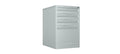 Home Filer Cabinet 4 Drawer (3 + 1) Locking Desk High FCLM1F-silver