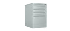 Home Filer Cabinet 4 Drawer (3 + 1) Locking Desk High FCLM1F-silver