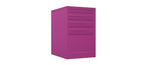 Home Filer Cabinet 4 Drawer (3 + 1) Locking Desk High FCLM1F-purple
