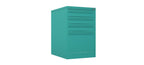 Home Filer Cabinet 4 Drawer (3 + 1) Locking Desk High FCLM1F-verdigris