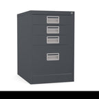 Home Filer Cabinet 4 Drawer (3 + 1) Locking Desk High FCM1F-graphite