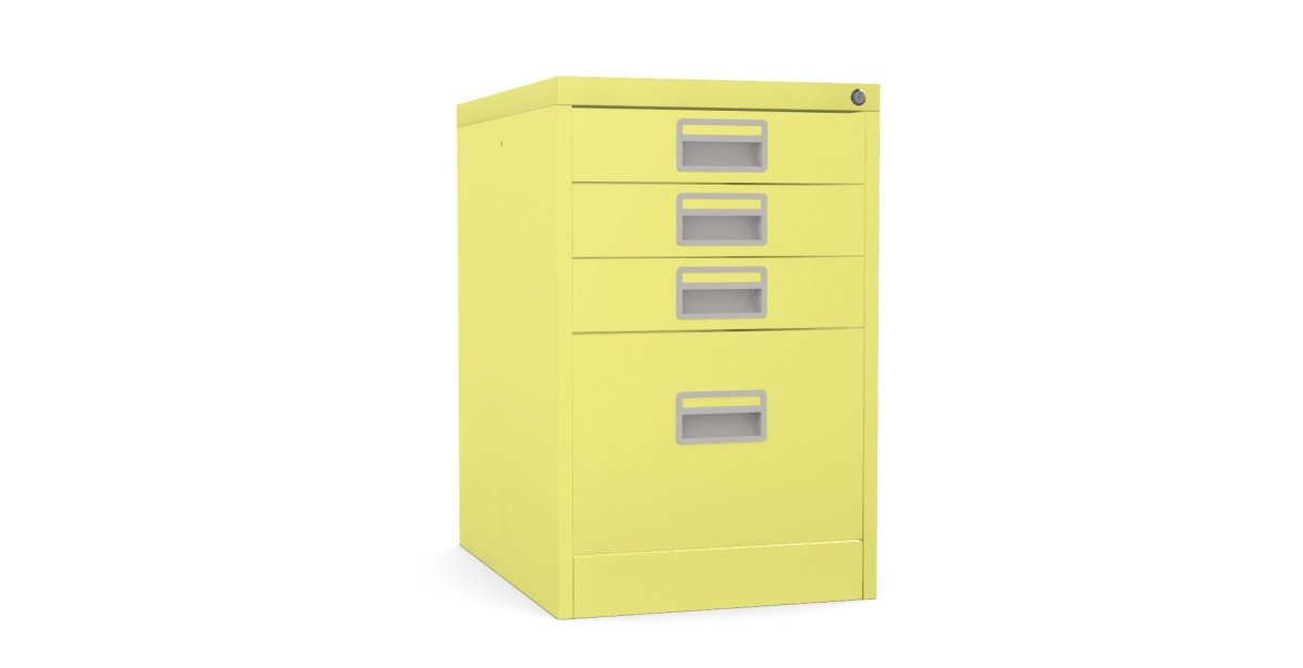 Home Filer Cabinet 4 Drawer (3 + 1) Locking Desk High FCM1F-chlorophyll