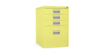 Home Filer Cabinet 4 Drawer (3 + 1) Locking Desk High FCM1F-chlorophyll