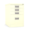 Home Filer Cabinet 4 Drawer (3 + 1) Locking Desk High FCM1F-cream
